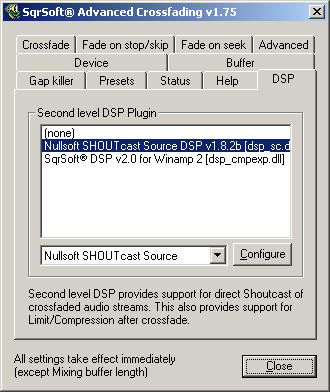 Sqrsoft advanced crossfading output v1.7.6